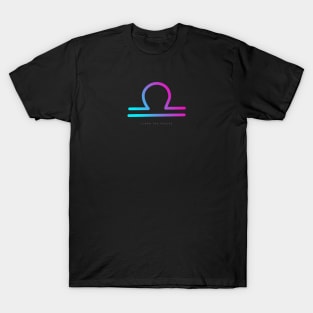 Gradient Libra Zodiac T-Shirt